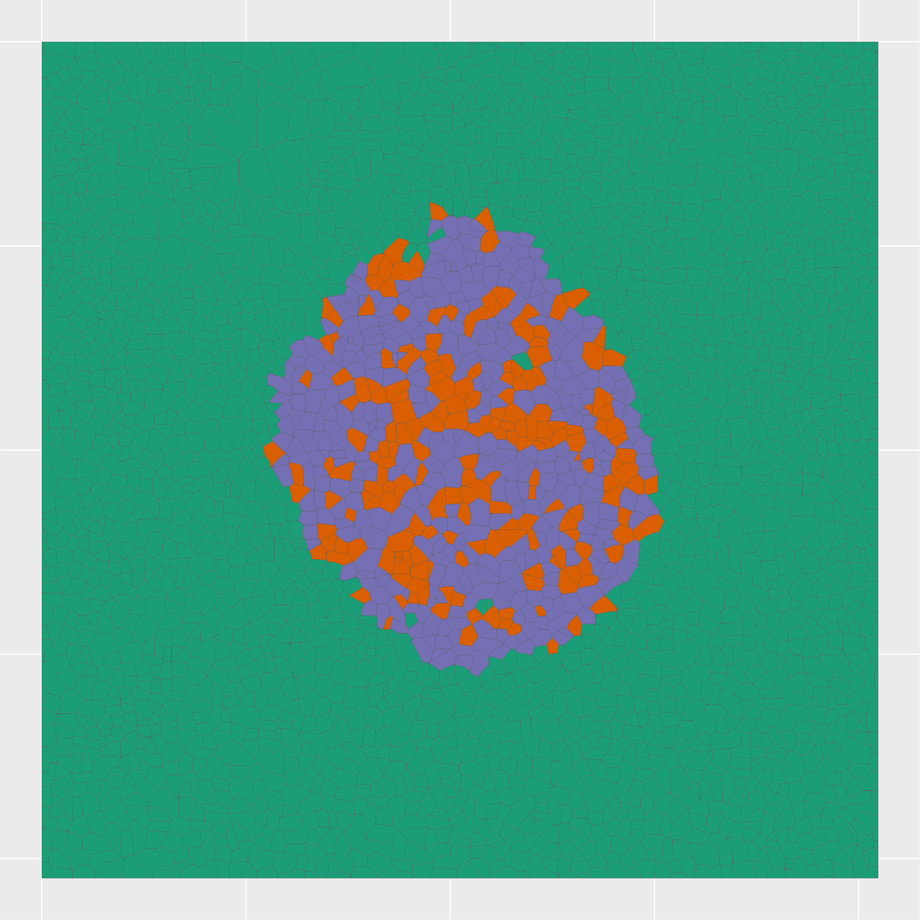 Cell type assignment map